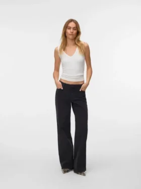 Vmfaye Jeans mit niedriger Leibhöhe und weitem Bein