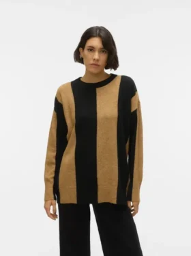 Vmfilucastripe Strickpullover