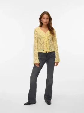 Vmflash Jeans mit mittlerer Leibhöhe und ausgestelltem Schnitt
