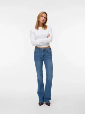 Vmflash Jeans mit mittlerer Leibhöhe und ausgestelltem Schnitt