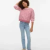 Vmflash Jeans mit mittlerer Leibhöhe und ausgestelltem Schnitt