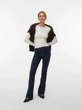 Vmflash Jeans mit mittlerer Leibhöhe und ausgestelltem Schnitt