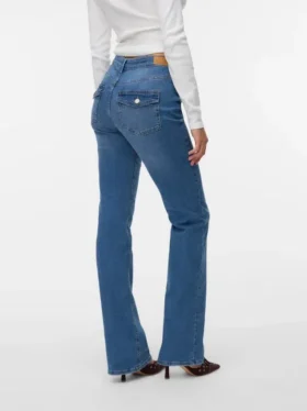 Vmflash Jeans mit mittlerer Leibhöhe und ausgestelltem Schnitt