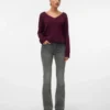 Vmflash Mid Rise Flared Fit Jeans