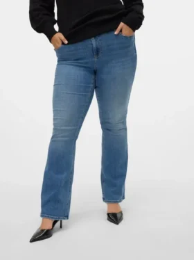 Vmflash Mid Rise Flared Fit Jeans