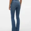 Vmflash Mid-Rise-Jeans mit ausgestelltem Schnitt