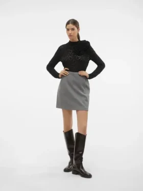 Vmfortuneallison Kurzrock mit hoher Taille