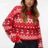 Vmfrostsnowman Strickpullover