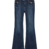 Vmjean Low-Rise-Jeans mit ausgestelltem Schnitt