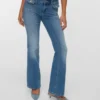 Vmjean Low-Rise-Jeans mit ausgestelltem Schnitt