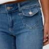 Vmjean Low-Rise-Jeans mit ausgestelltem Schnitt