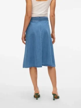 Vmjolene Midi-Rock mit hoher Taille