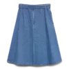 Vmjolene Midi-Rock mit hoher Taille