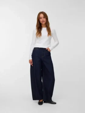 Vmkaitlin High-Rise-Jeans in Barrel-Fit