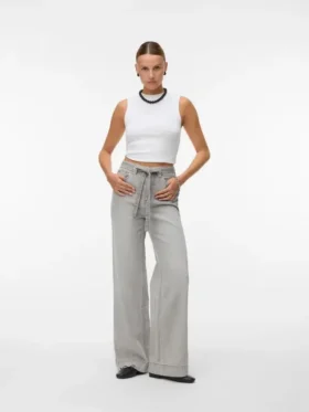 Vmkathy Jeans mit extrem hoher Leibhöhe und weitem Bein