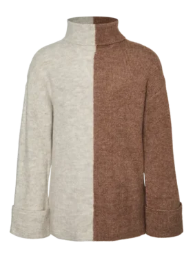Vmlefileblock Strickpullover