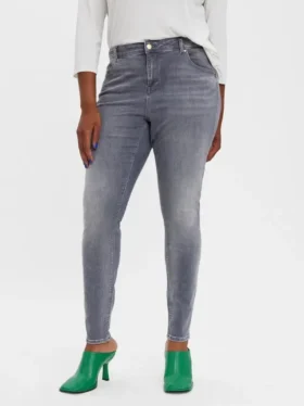 Vmlux Mid-Rise-Jeans in Slim-Fit