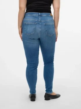 Vmlux Mid-Rise-Jeans in Slim-Fit