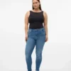 Vmlux Mid-Rise-Jeans in Slim-Fit