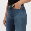 Vmlux Mid Rise Slim Fit Jeans