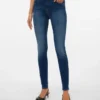 Vmlux Mid Rise Slim Fit Jeans