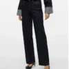 Vmmelisa Jeans mit mittlerer Leibhöhe und weitem Bein
