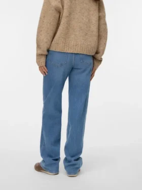 Vmmelisa Jeans mit mittlerer Leibhöhe und weitem Bein