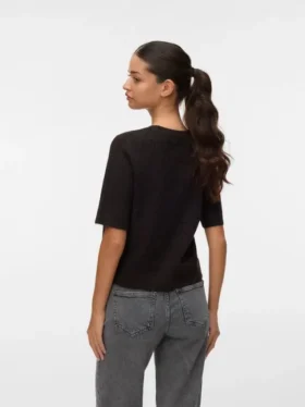 Vmmelisa Jeans mit mittlerer Leibhöhe und weitem Bein