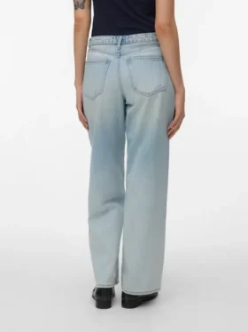 Vmmilou Jeans mit mittlerer Leibhöhe und weitem Bein