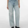 Vmmilou Jeans mit mittlerer Leibhöhe und weitem Bein