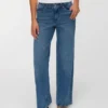 Vmmira Mid Rise Wide Fit – Cropped-Jeans