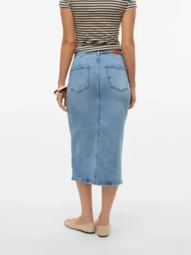Vmnatalie Midi-Rock mit hoher Taille
