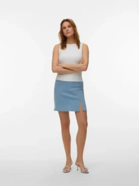Vmnelly kurzer Rock mit hoher Taille