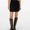 Vmnelly kurzer Rock mit hoher Taille