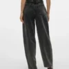 Vmollie Jeans mit hoher Taille und Balloon-Passform