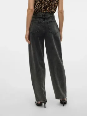 Vmollie Jeans mit hoher Taille und Balloon-Passform