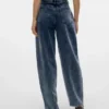Vmollie Jeans mit hoher Taille und Balloon-Passform