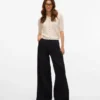 Vmpennie Jeans mit hoher Leibhöhe und weitem Bein