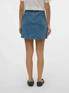 Vmpetra kurzer Rock mit hoher Taille als Shorts