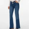 Vmphoebe Jeans mit mittlerer Leibhöhe und ausgestelltem Schnitt