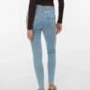 Vmpolly Mid-Rise-Jeans in Skinny-Passform
