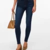 Vmpolly Mid-Rise-Jeans in Skinny-Passform