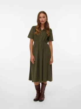 Vmray Midi-Kleid aus Cord
