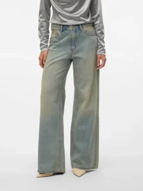 Vmremy Jeans mit mittlerer Leibhöhe und weitem Bein