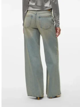 Vmremy Jeans mit mittlerer Leibhöhe und weitem Bein