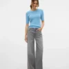 Vmremy Jeans mit mittlerer Leibhöhe und weitem Bein