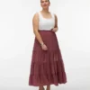 Vmrikke Midirock mit hoher Taille