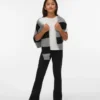Vmriver High-Rise-Jeans mit ausgestelltem Schnitt