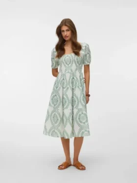 Vmrokaya Midi-Kleid