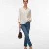 Vmrosie Mid-Rise-Jeans in Slim-Fit